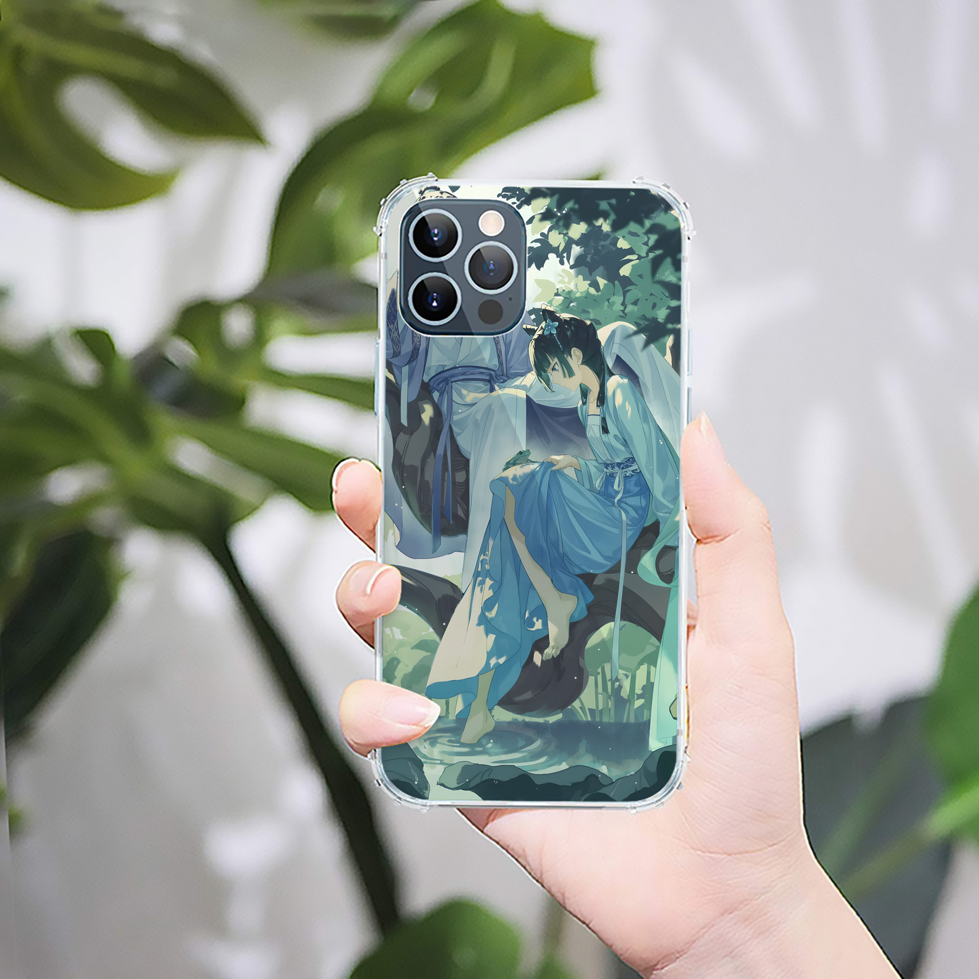 （画像用） 薬屋のひとりごと The Apothecary Diaries 【iPhone 12シリーズ対応】透明スマホケース（クリアソフトケース）